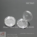 MC5065 Petit récipient en plastique transparent, compact vide compact, palette de rougissement